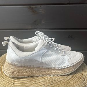 Marc Fisher Espadrille Jeanette White Sneaker